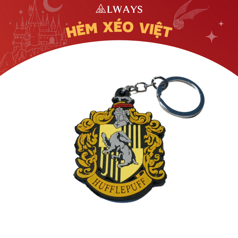 Móc khóa Harry Potter - mẫu nhà HUFF
