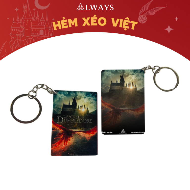 Harry Potter Keychain - Móc khóa Fantastic Beasts 3 (mẫu 1)