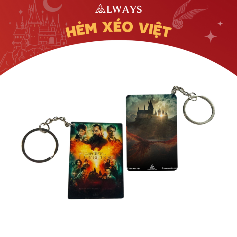 Harry Potter Keychain - Móc khóa Fantastic Beasts 3 (mẫu 3)