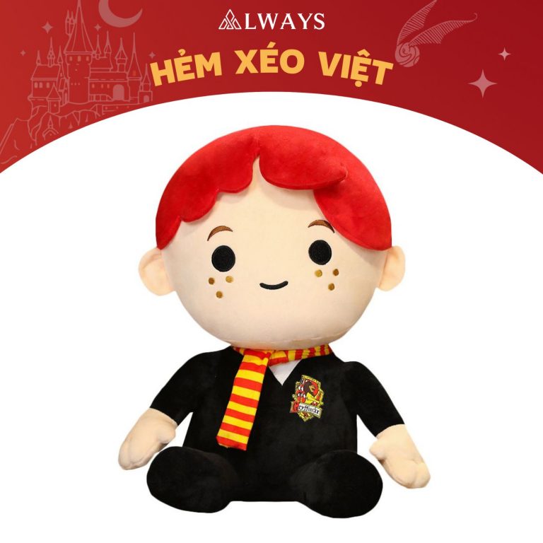 Ron Weasley Stuffed Dolls - Gấu bông nhân vật Ron Weasley (Size lớn)