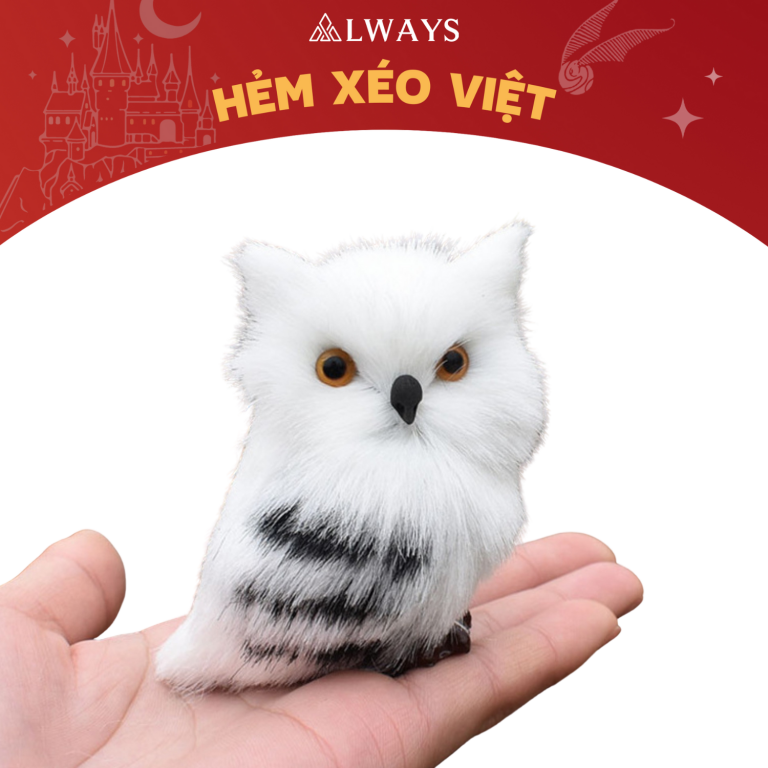 Mô hình cú Hedwig mini 7CM