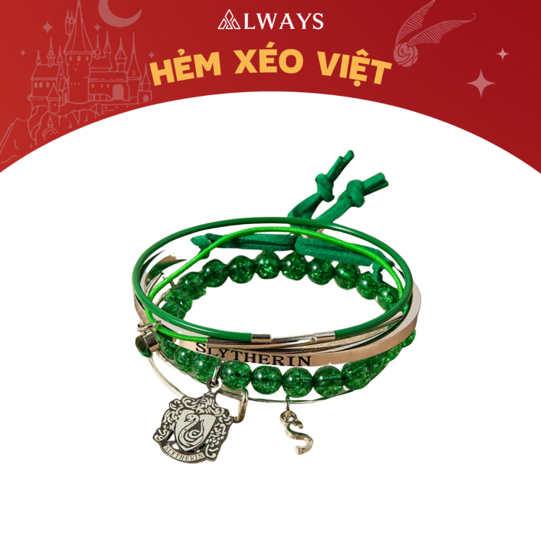 Set vòng tay 5 mẫu - Nhà Slytherin