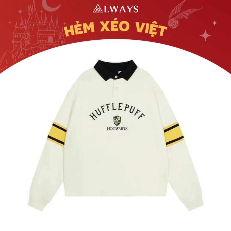 Sweater phong cách Harry Potter - Nhà HUFFLEPUFF