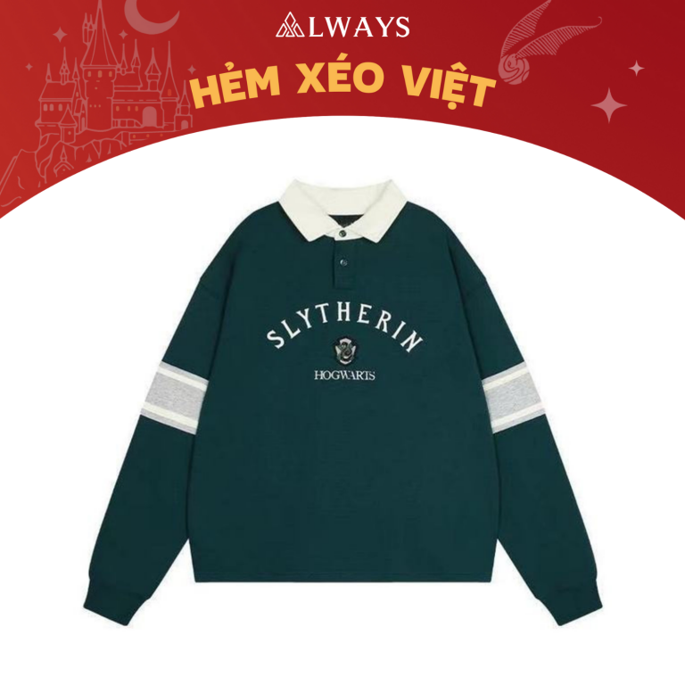 Sweater phong cách Harry Potter - Nhà SLYTHERIN