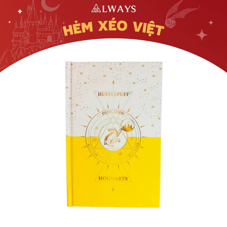 Sổ tay Harry Potter 2022 - Harry Potter notebook - Mẫu Hufflepuff