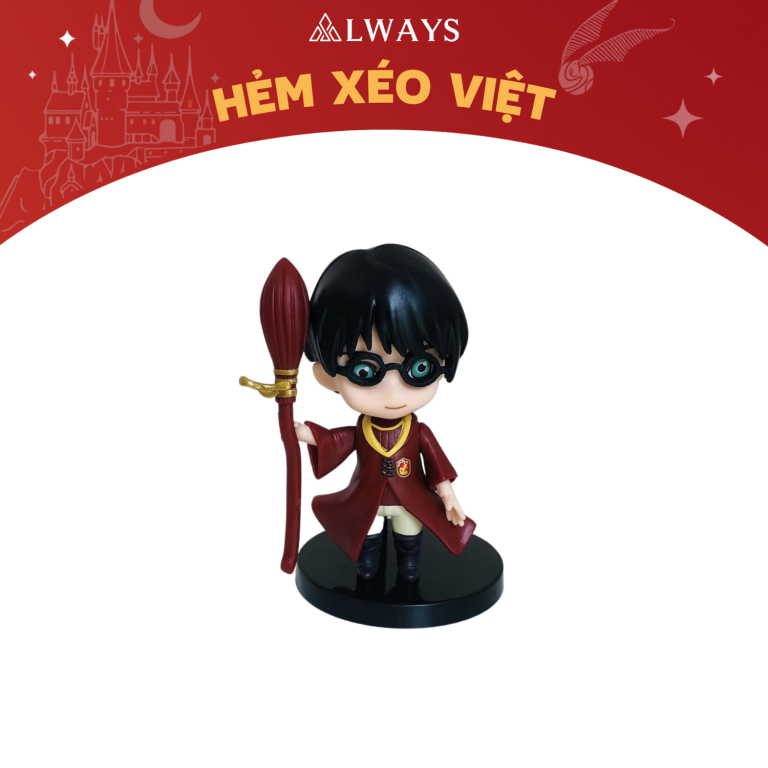 Harry Potter nendoroid - Tượng Harry Potter 6.5CM - Mẫu Harry áo đỏ