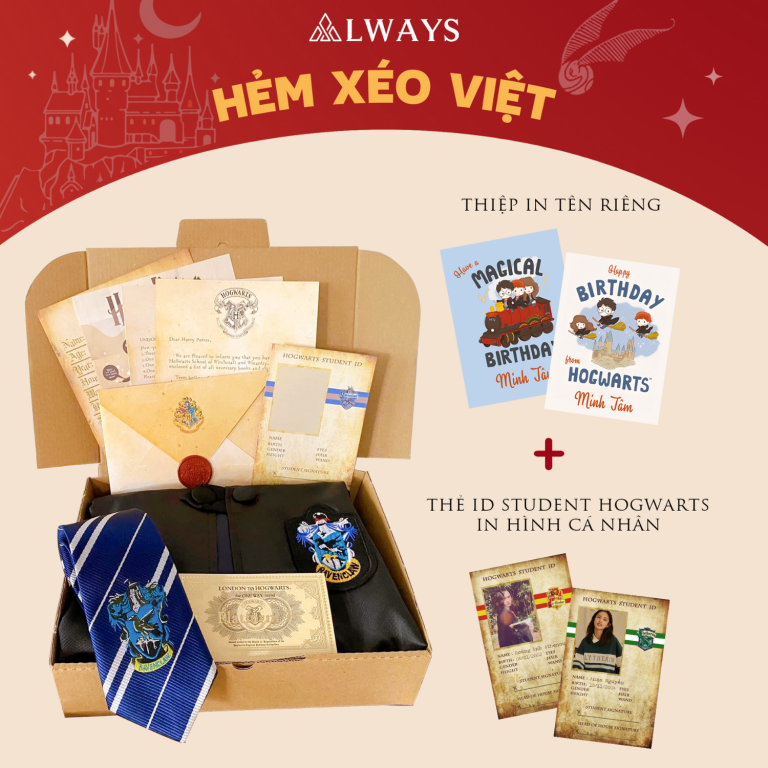 Harry Potter Birthday Box - Quà tặng sinh nhật Harry Potter - Nhà Ravenclaw