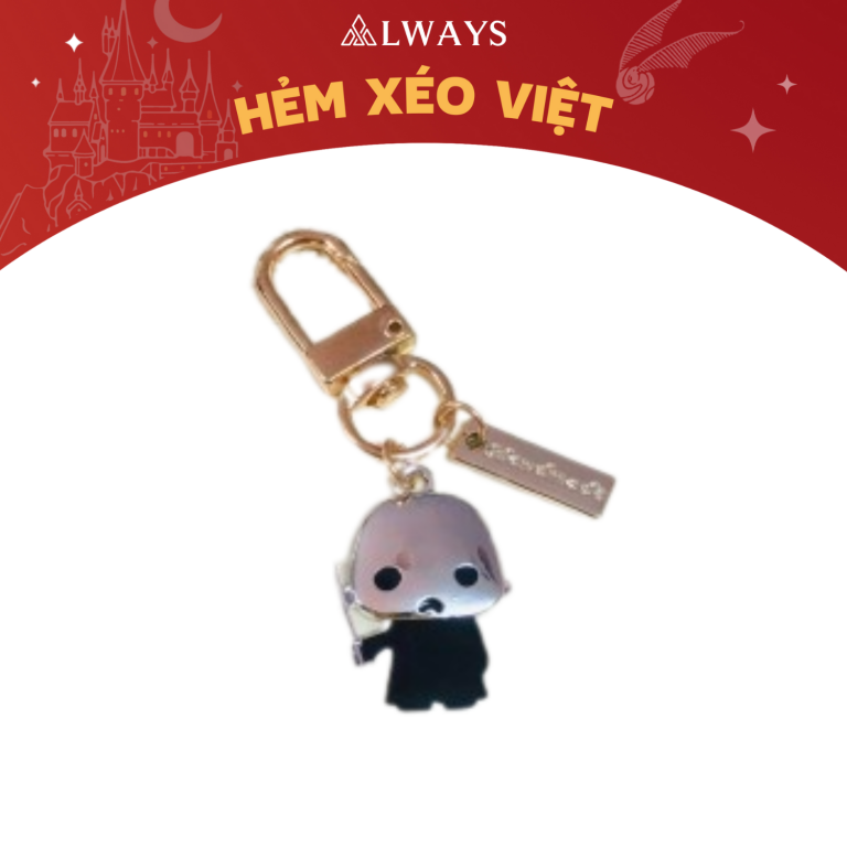 Harry Potter Alloy Keychain – Móc khóa hợp kim (mẫu Voldemort)