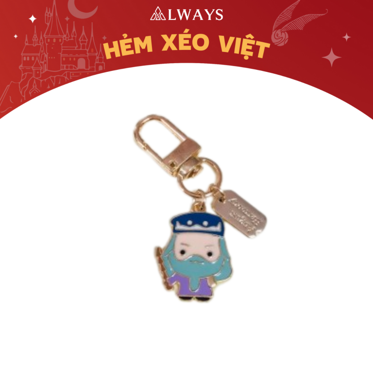 Harry Potter Alloy Keychain – Móc khóa hợp kim (mẫu Dumbledore)
