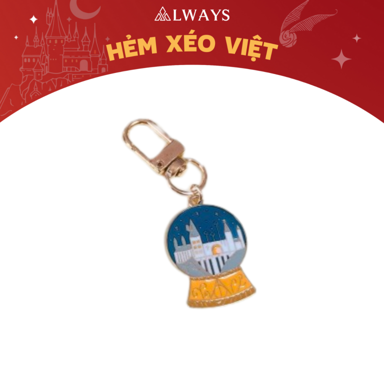 Harry Potter Alloy Keychain – Móc khóa hợp kim (mẫu Quả cầu tuyết)