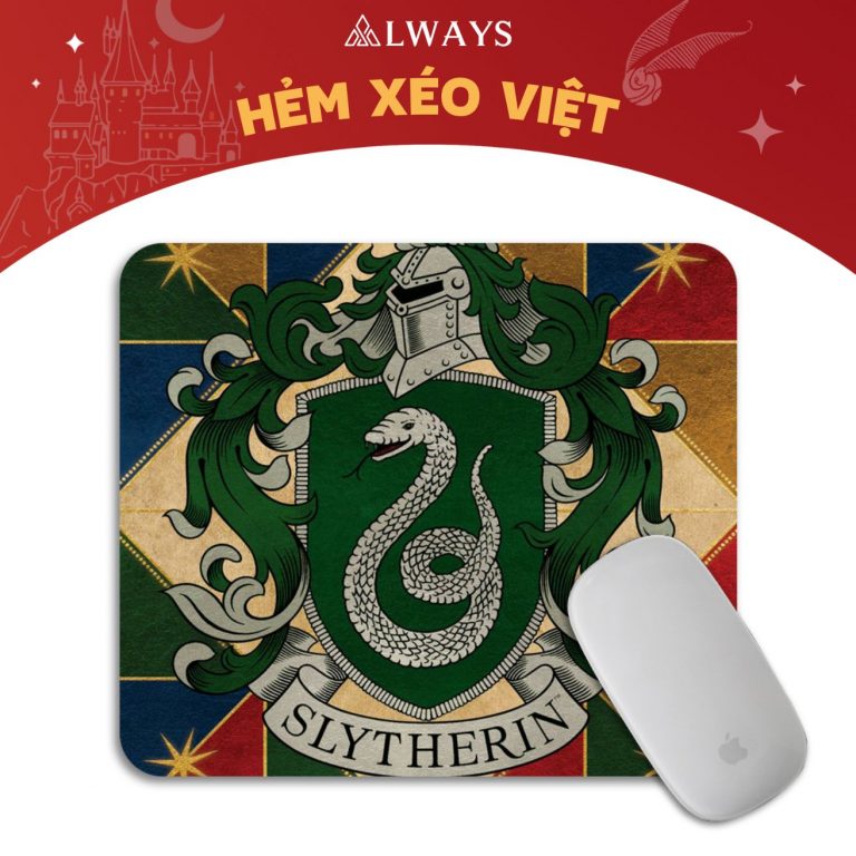 Harry Potter Mousepad – Tấm lót chuột Harry Potter (Mẫu Slytherin)