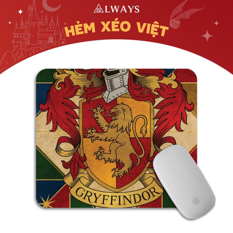 Harry Potter Mousepad – Tấm lót chuột Harry Potter (Mẫu Gryffindor)