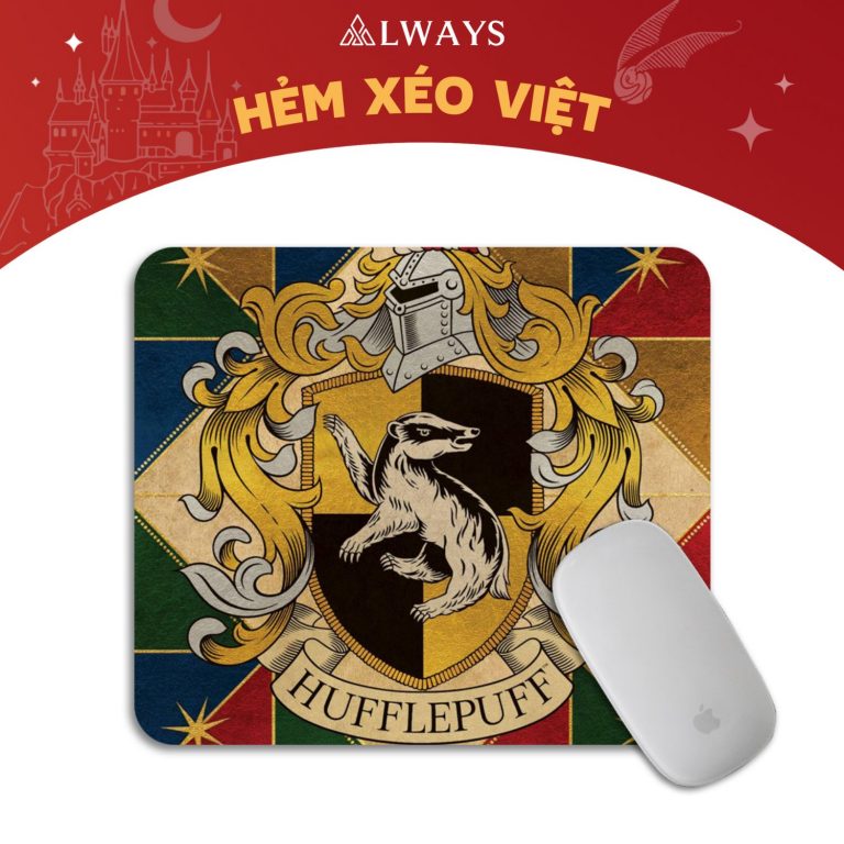 Harry Potter Mousepad - Tấm lót chuột Harry Potter (Mẫu Hufflepuff)
