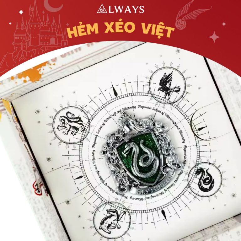 [ORDER] Harry Potter Official Pin Badge - Ghim cài chính hãng Harry Potter (mẫu Slytherin)