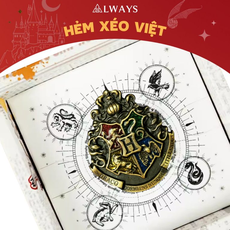 Pin Logo ver official - Ghim Logo bản official các nhà trong Hogwarts (HOGWARTS)